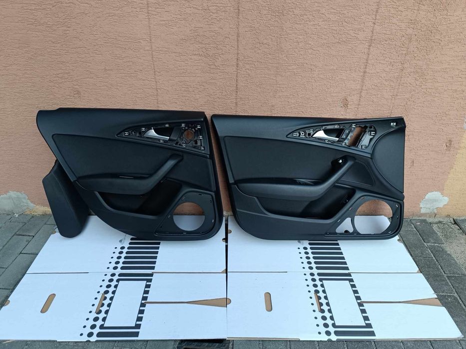 Komplet foteli Audi A6 C7 wraz z boczkami- caly zestaw