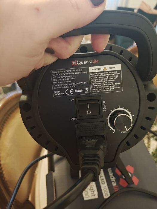 Lampa studyjna Quadralite Videoled 1000 night to day