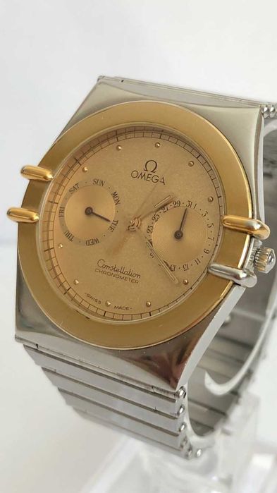Omega Constellation Chronometer Chronograph, Day Date, 18K złoto