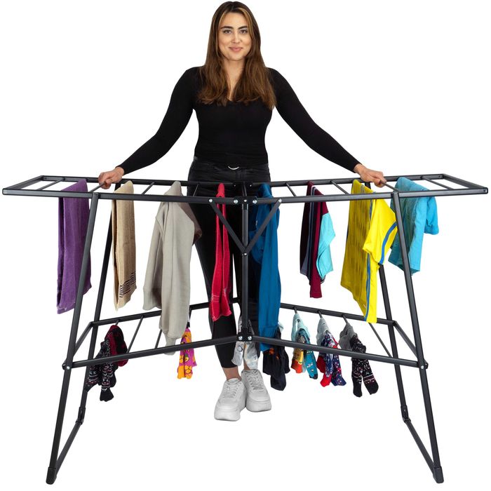 Suszarka na pranie dwupoziomowa ROSITA czarna