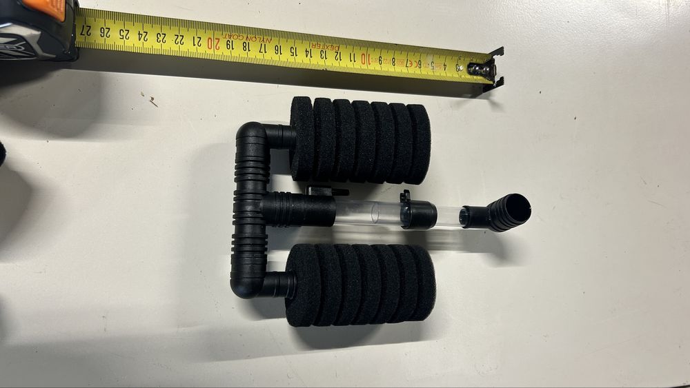 Filtro de esponja duplo