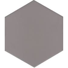 Gres szkliwiony SOLID HEXAGON grey mat 21,5x25 gat. I