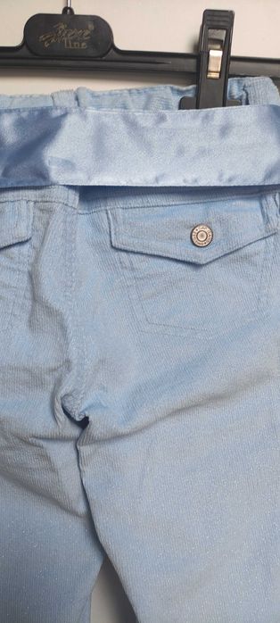 Śliczne brokatowe spodnie  f. Gap  6 lat