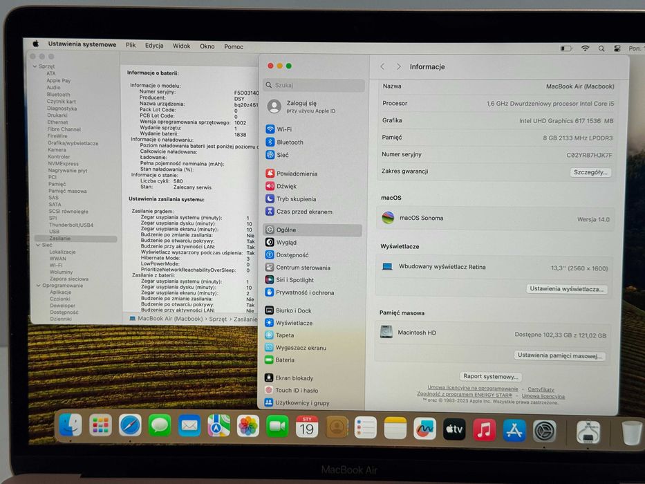 Apple MacBook Air 13 2018 i5 8GB RAM 128GB SSD