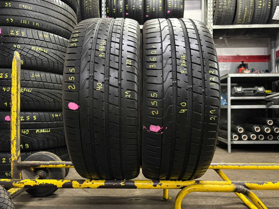 2X OPONY LETNIE 255/40R21 102Y Pirelli P Zero XL 6.6MM 2022R CAŁE!
