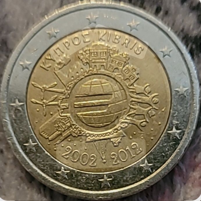 Moeda 2€, Chipre 2012