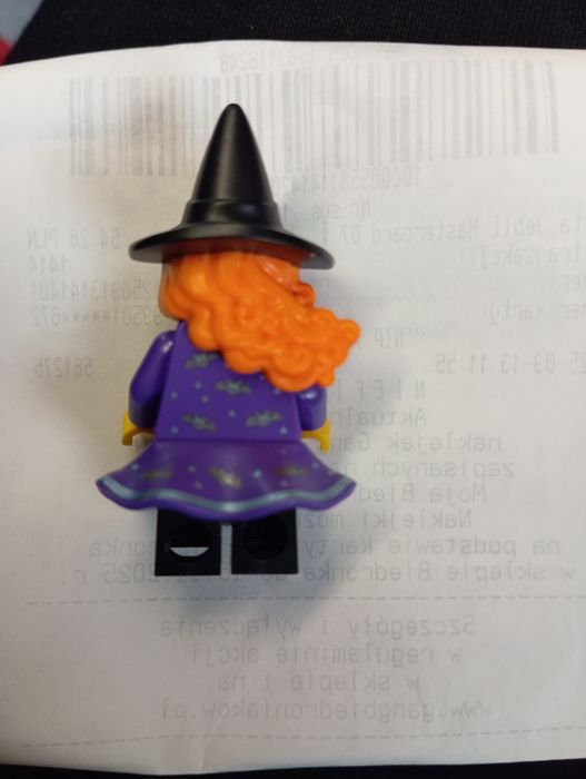 LEGO figurka Halloween mała czarownica Nowa