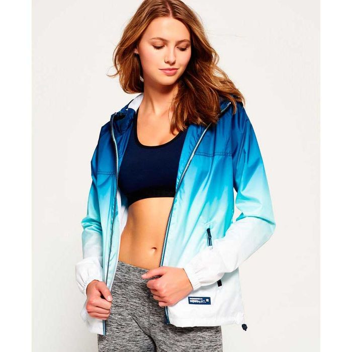 SUPERDRY Spray Cagoule Nowa Kurtka Damska Wiatrówka S Oryginalna 100%