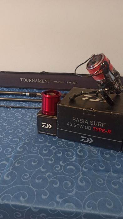 Tournament Surf Z33 + Daiwa Basia Surf 45SCW