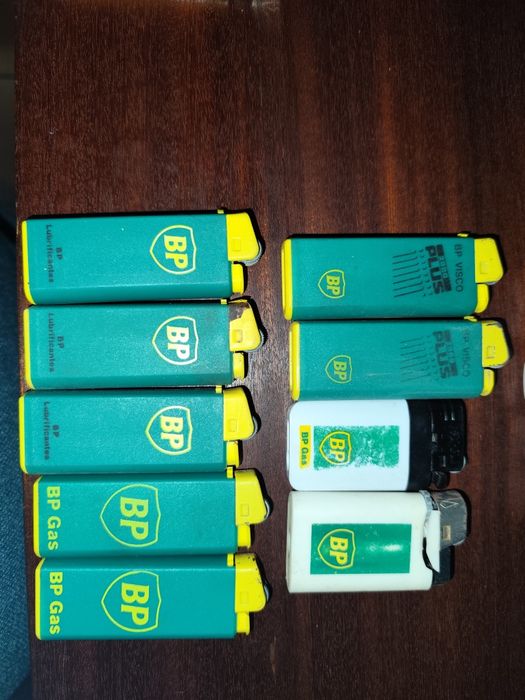 Isqueiros de coleção conjunto  Apple, Shell, Castrol etc