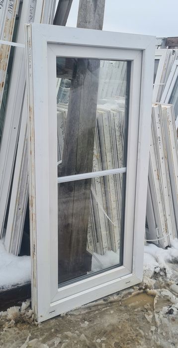 OKNA Używane 66x134 OKNO KacprzaK Plastikowe Białe PCV Lider Okna OLX