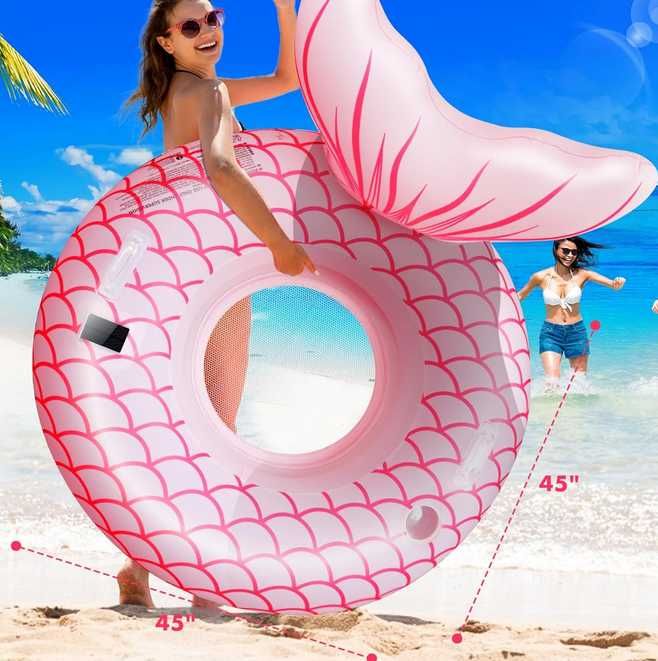 Insuflável flutuador muda cor de noite painel solar 114 cm ENVIOGRÁTIS