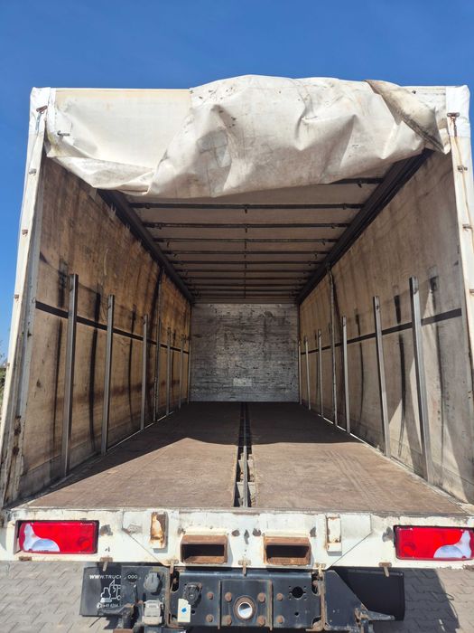 Zabudowa firanka 7,40X2,50X2,35 MAN MERCEDES SCANIA mocowanie wózka