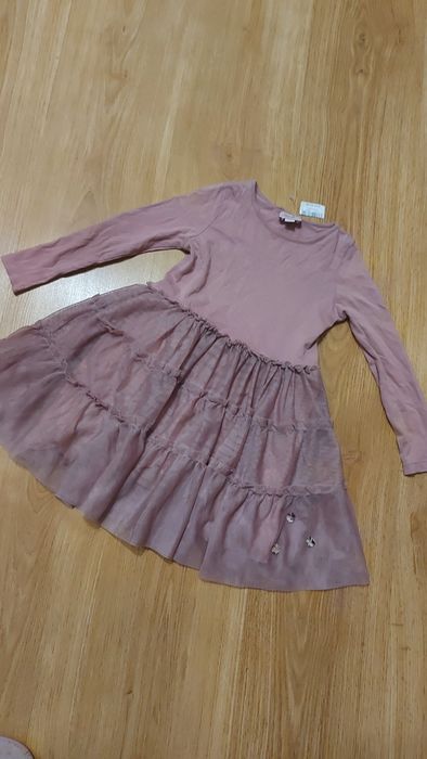 Платье нарядное с плиссе