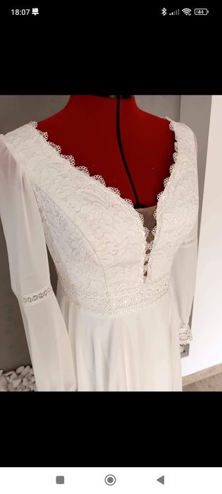 Suknia ślubna boho 40