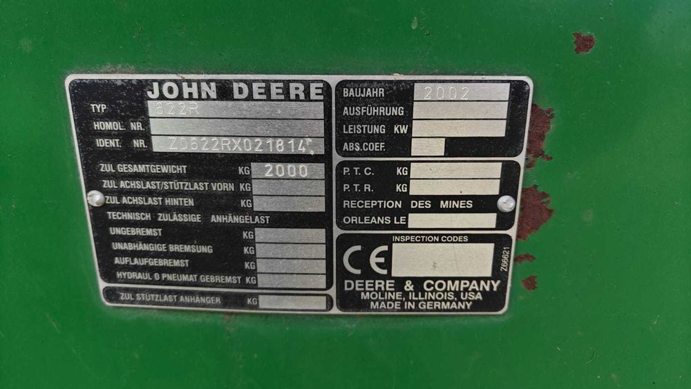 Жниварка зернова John Deere 622R 2002