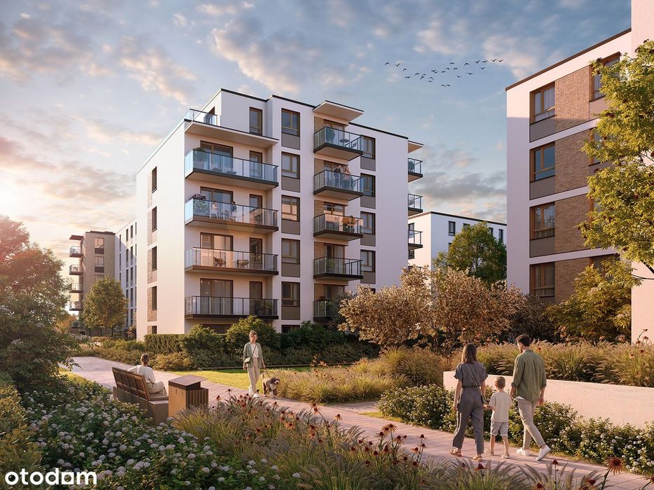 3-pokojowe mieszkanie 58m2 + balkon Bezpośrednio