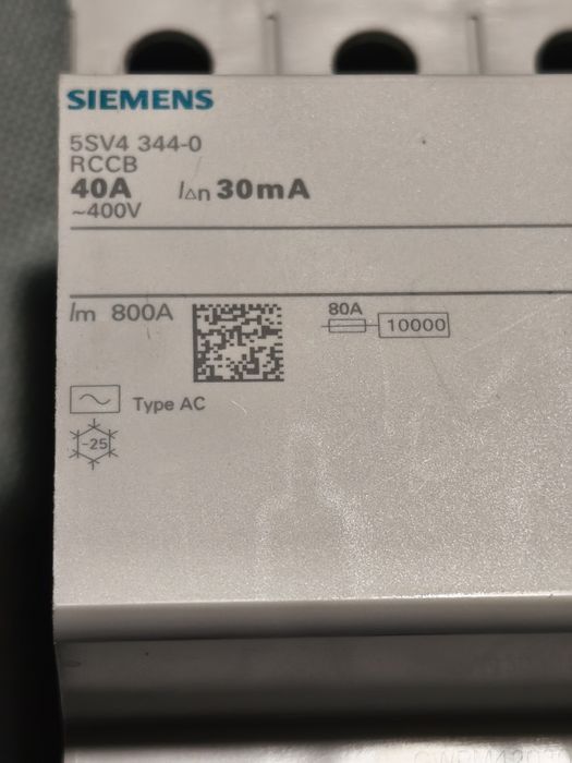 Wyłącznik różnicowoprądowy Siemens