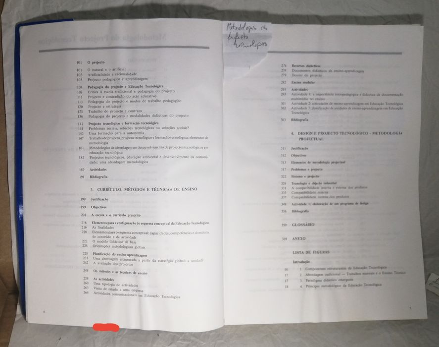 Metodologia do projecto tecnológico