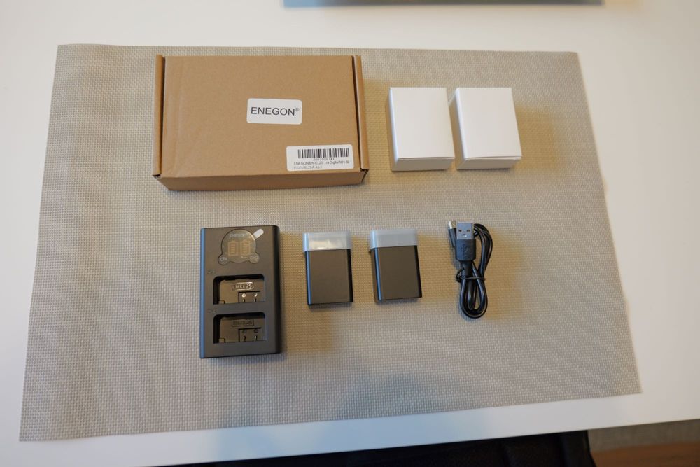 Baterias para Nikon EN-EL25 com carregador