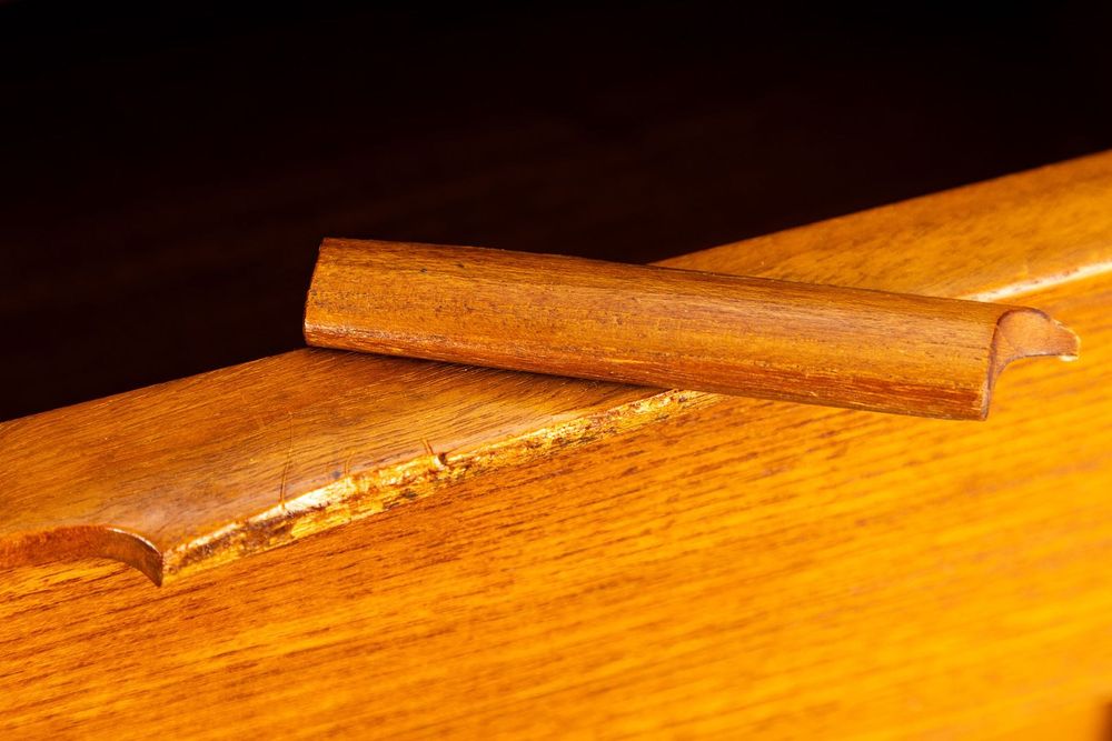 Biurko tekowe wolnostojące - Dania 1960s vintage