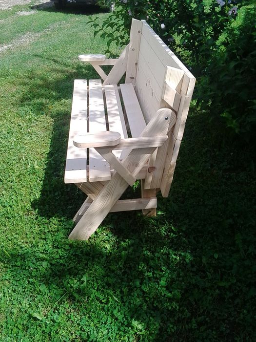 Стіл -лавка - трансформер. ( Доставка по Україні 650 - 800гр.