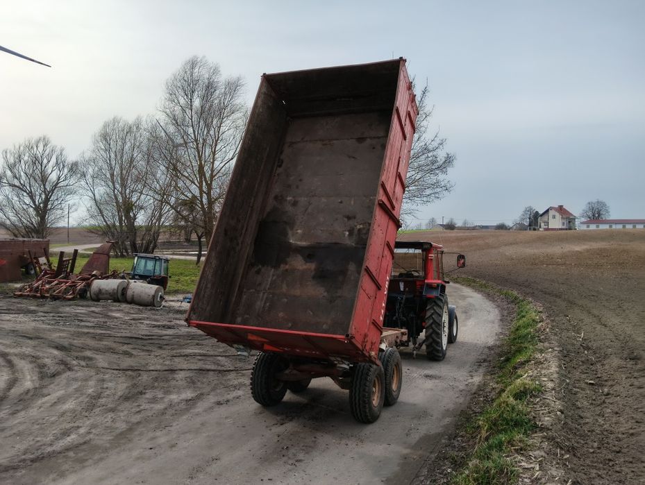 Przyczepa na tandemie TIM 7.4t wysoki wywrot