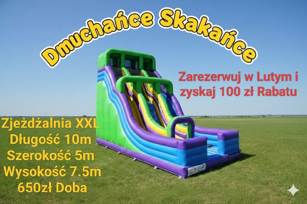 Dmuchana zjeżdżalnia XXL