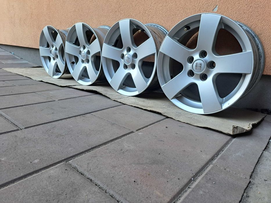Alu Felgi Aluminiowe 5x100 15 Cali Seat Skoda Volkswagen