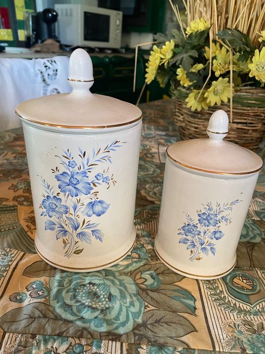 Two Painted Ceramic Pots64550777395329120