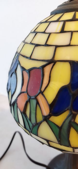 Candeeiro antigo Art Nouveau Inspiração Tiffany