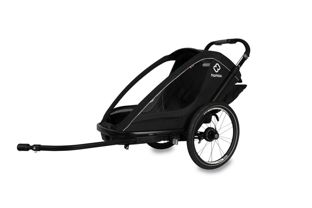 Hamax Breeze One Black pojedyncza przyczepka rowerowa