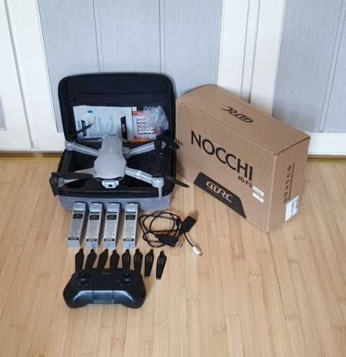 2x Dron 4drc f3 wifi Gps duzy zestaw
