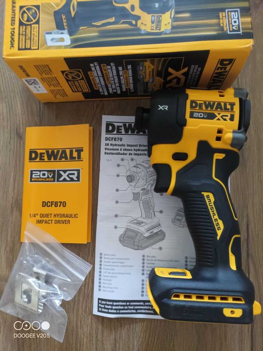 Dewalt DCF870 20V MAX Brushless Quiet Hydraulic Impact Driver