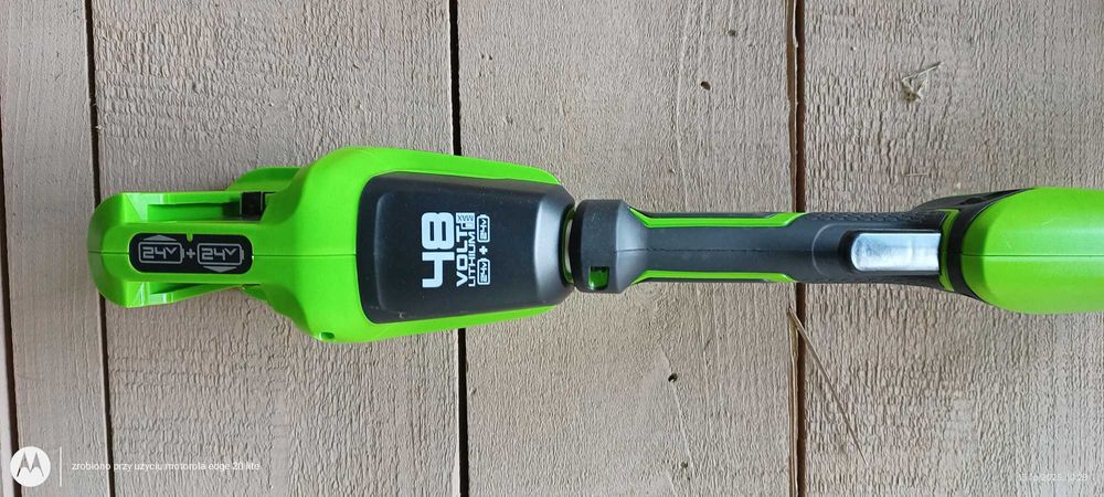 Sprzedam podkaszarkę G24X2LT Greenworks 48v,2x Aku,ładowarka