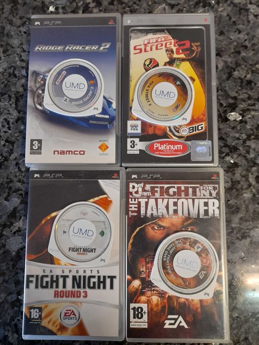 Jogos Psp com e sem caixa