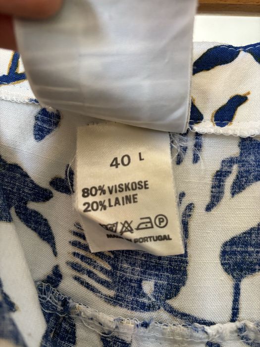 Saia vintage estampada