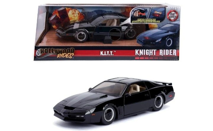 K.I.T.T justiceiro escala 1:24 dá luz vermelha