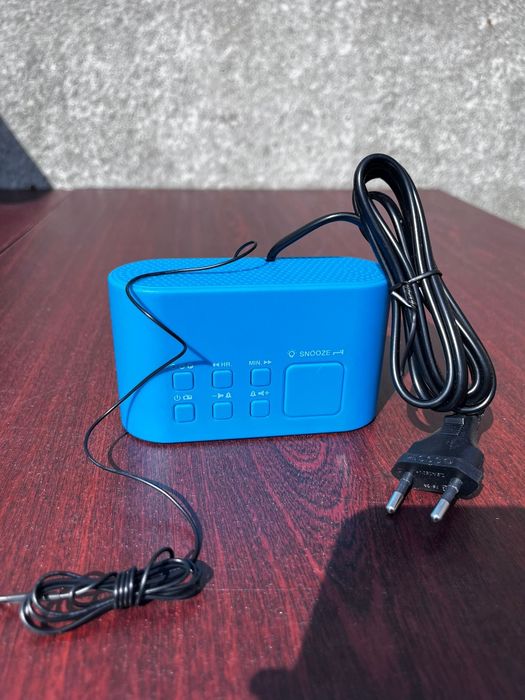 Nowy radiobudzik Muse M-10 BL – FM, podwójny alarm, niebieski