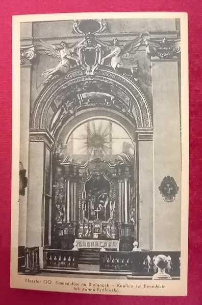 Pocztówka Klasztor Kamedułów na Bielanach Kaplica Królewska