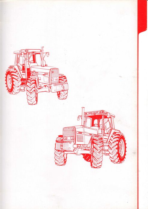 Ciągnik  MF 3635, 3645, 3655,  Massey Ferguson Instrukcja Obsługi