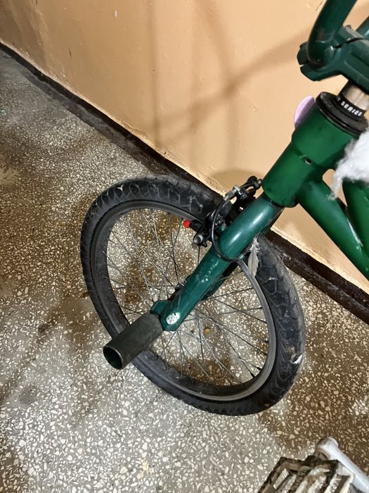 Rower Bmx zielony z pegami