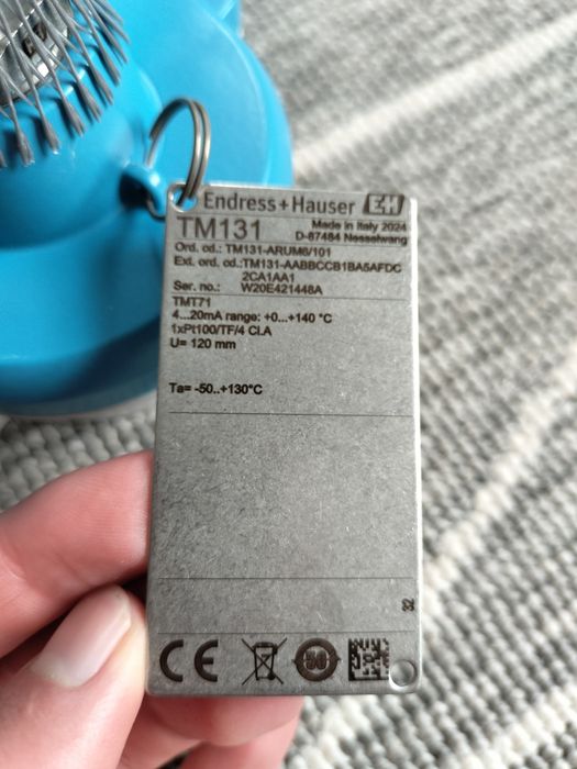 Termómetro Industrial Endress+Hauser TM131 (iTHERM ModuLine)