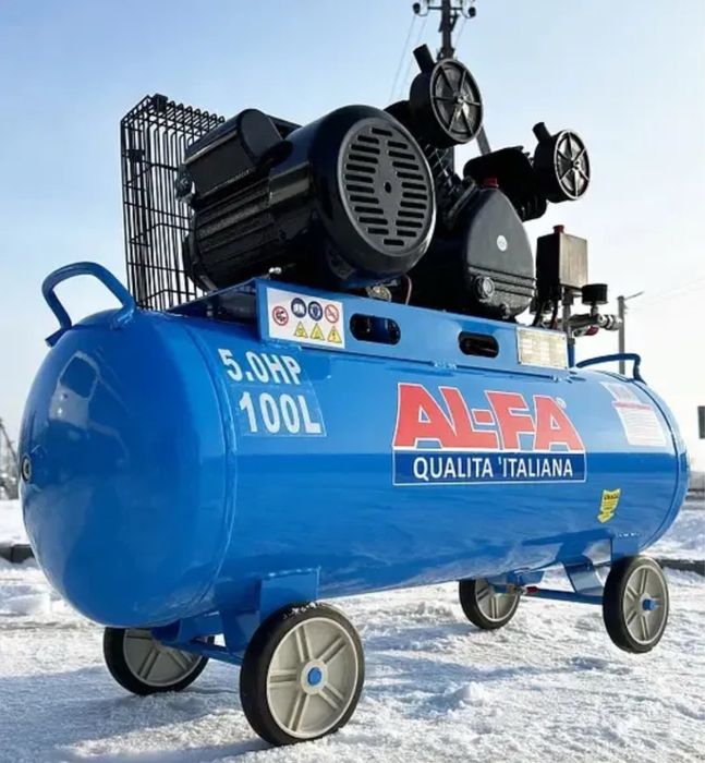 Акція! Масляний компресор 2.3кВт 100Л 420 Л/ХВ Компрессор масляный