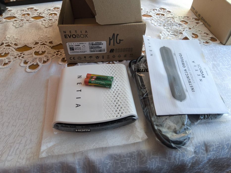 Dekoder Netia biały