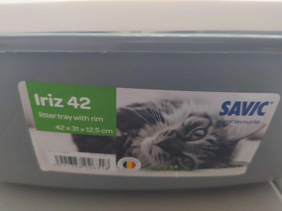 Caixa de areia Savic Iriz com rebordo para gatos