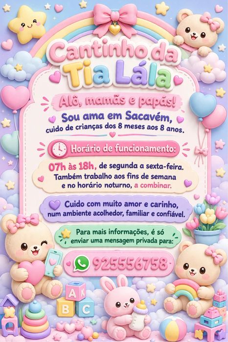 Cuidamos de crianças
