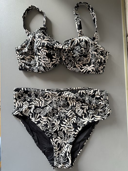 Calzedonia bikini strój kąpielowy wysoki stan Amelia Botanic M 75D