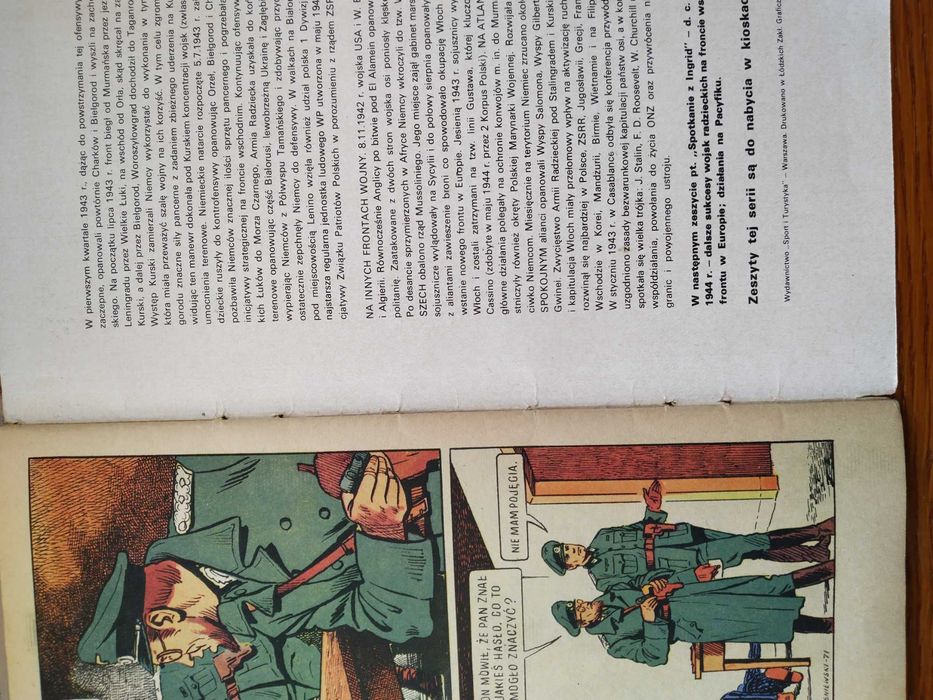 Komiks Hans Kloss Hasło wyd.I