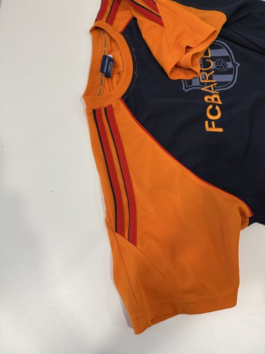 T-shirt FC Barcelona Azul e Laranja XL
